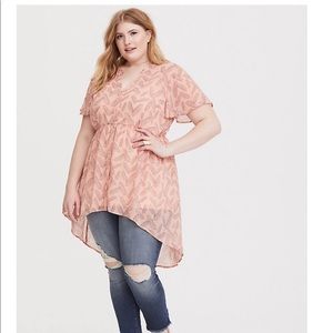 Torrid Pink HI-LO baby tunic pink.. size 1
